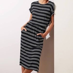 NWOT Banana Republic Striped T Shirt Dress